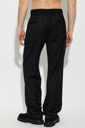 Dolce & Gabbana Wool trousers with seam detailing on the legs