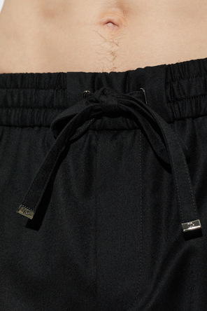Dolce & Gabbana Wool trousers with seam detailing on the legs