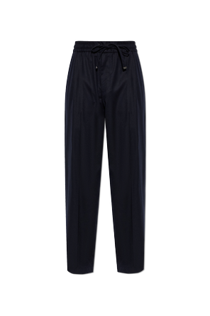 Pantalones de lana con pinzas