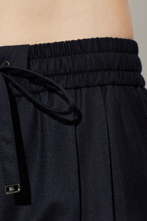 Dolce & Gabbana Pantalones de lana con pinzas