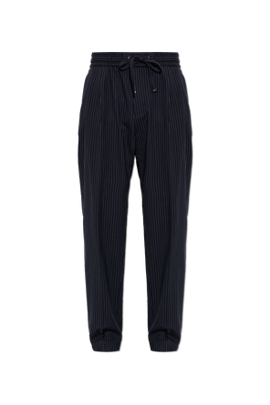 Wollhose mit Nadelstreifenmuster