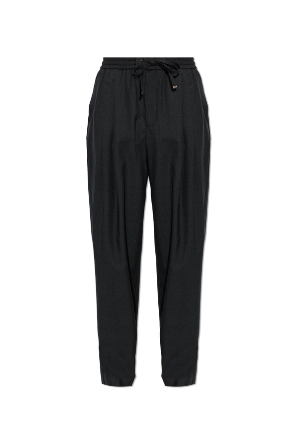 Wool trousers with pleats od Dolce & Gabbana