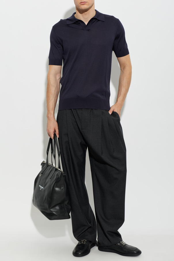 Dolce & Gabbana Wool trousers with pleats