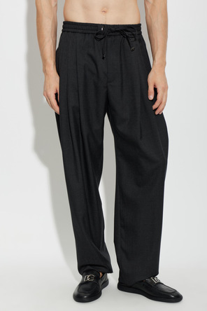 Dolce & Gabbana Wool trousers with pleats