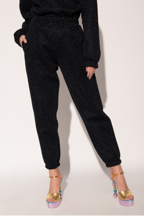 Oseree Sweatpants with lurex threads