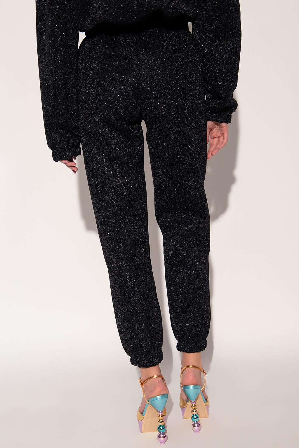 Oseree Sweatpants with lurex threads