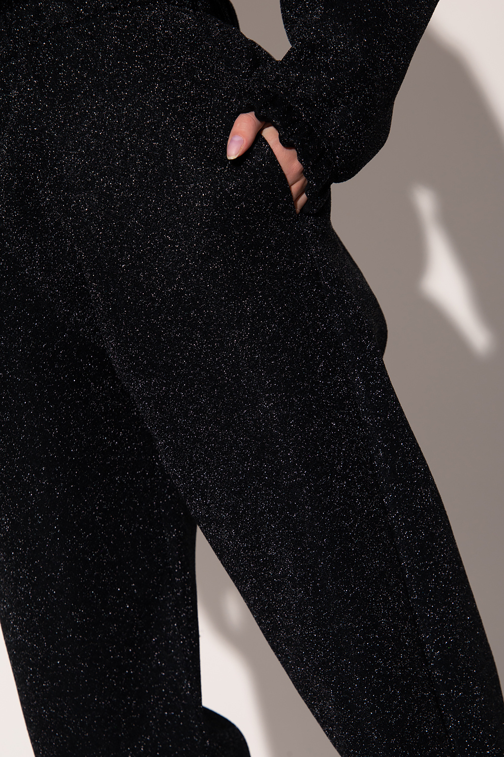 Oseree Sweatpants with lurex threads