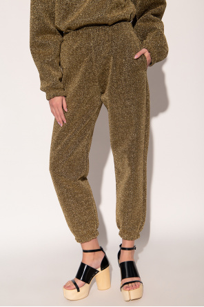 Oseree Sweatpants with lurex threads