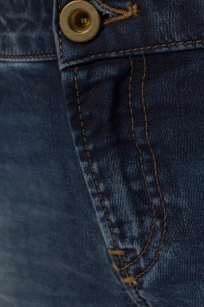 Diesel 'Gracey-Ne' raw-trimmed jeans