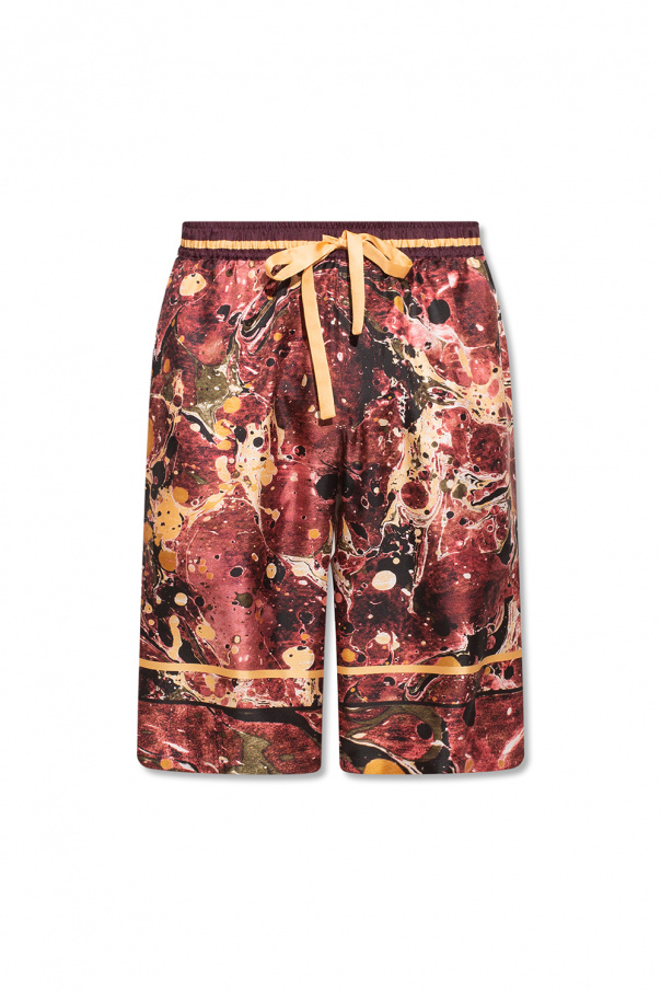 Dolce & Gabbana 'dg Skate' Hoodie Silk shorts