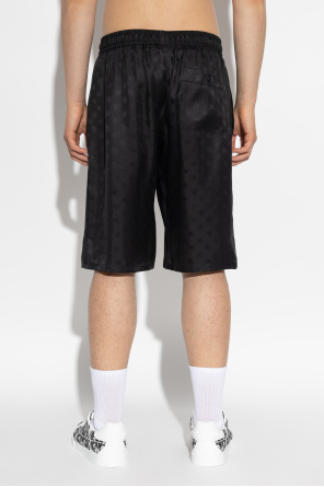 Dolce & Gabbana Silk shorts with monogram