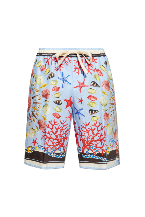 Shell motif shorts od Dolce & Gabbana