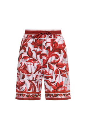 Shorts with 'Maiolica' print