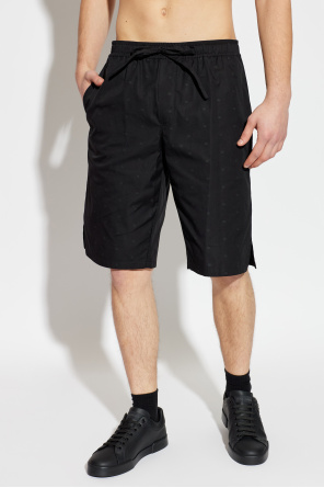 Dolce & Gabbana Cotton shorts with monogram