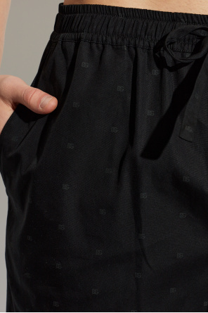 Dolce & Gabbana Cotton shorts with monogram