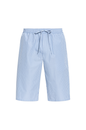 Pantalones cortos con estampado de rayas
