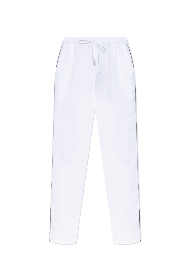 Loose-fit linen trousers od Dolce & Gabbana