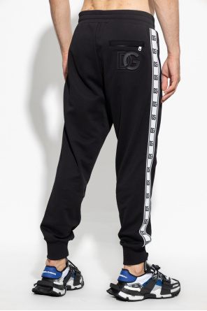 dolce pleated & Gabbana T-SHIRTS SHORT SLEE Sweatpants with collaborazione stripes