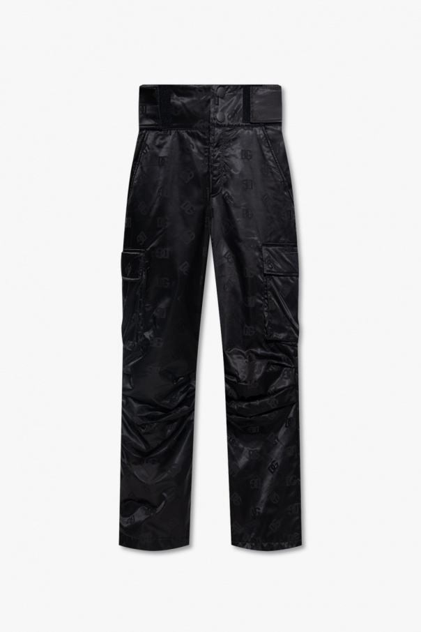 Dolce & Gabbana Cargo mountain-print trousers