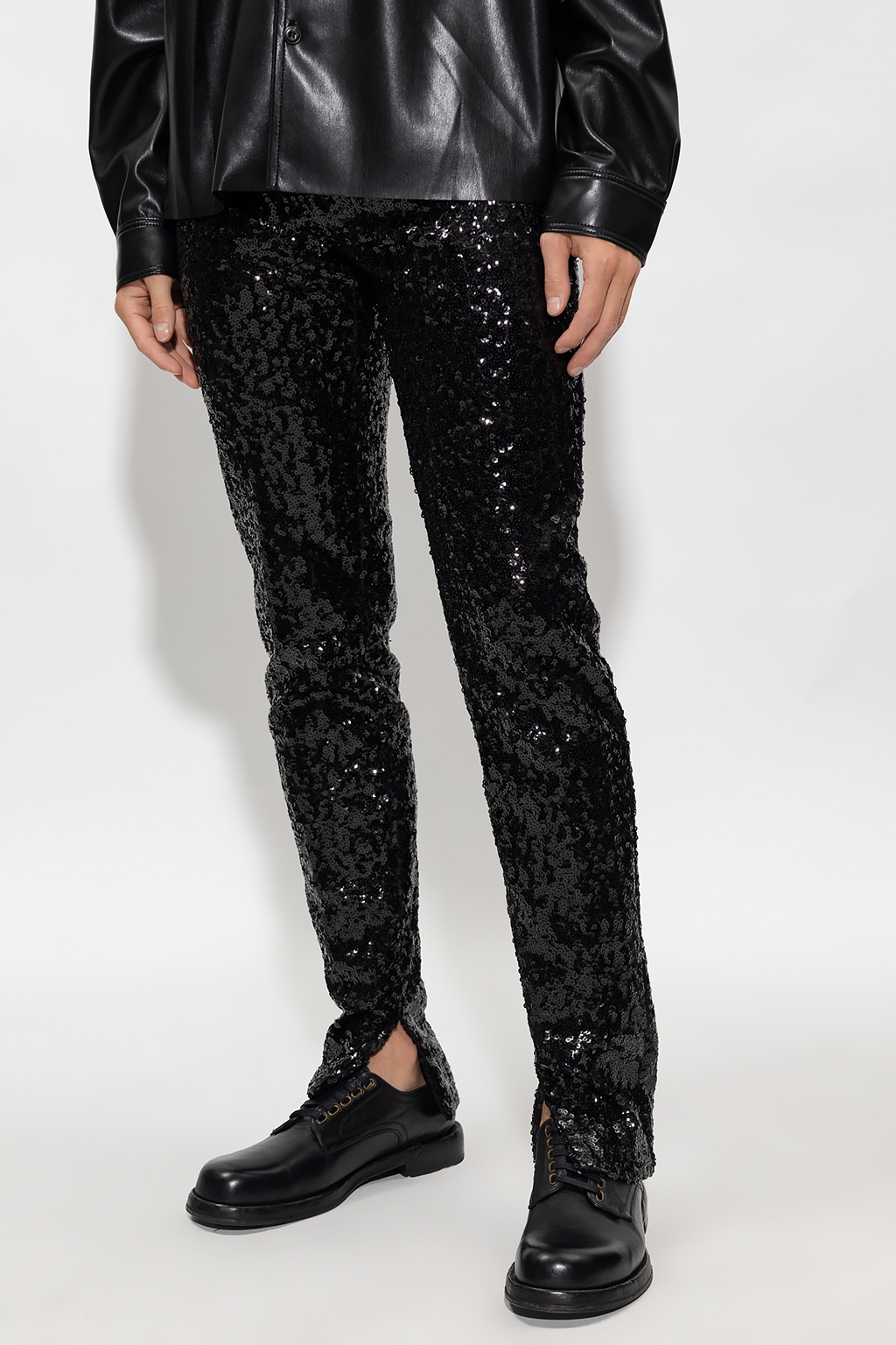 Dolce & Gabbana midi trousers with decorative trims