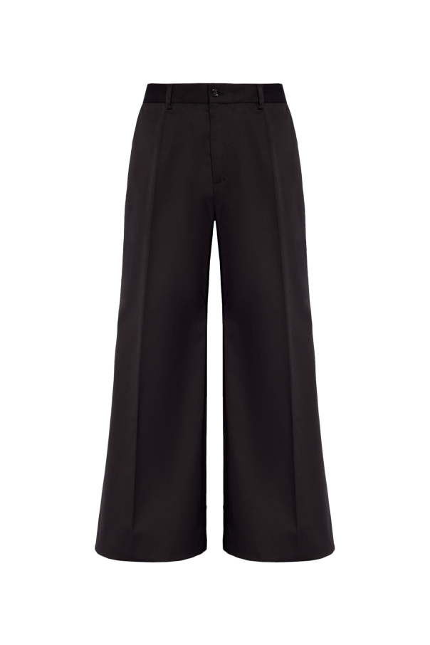 Dolce & Gabbana Cotton trousers with wide legs