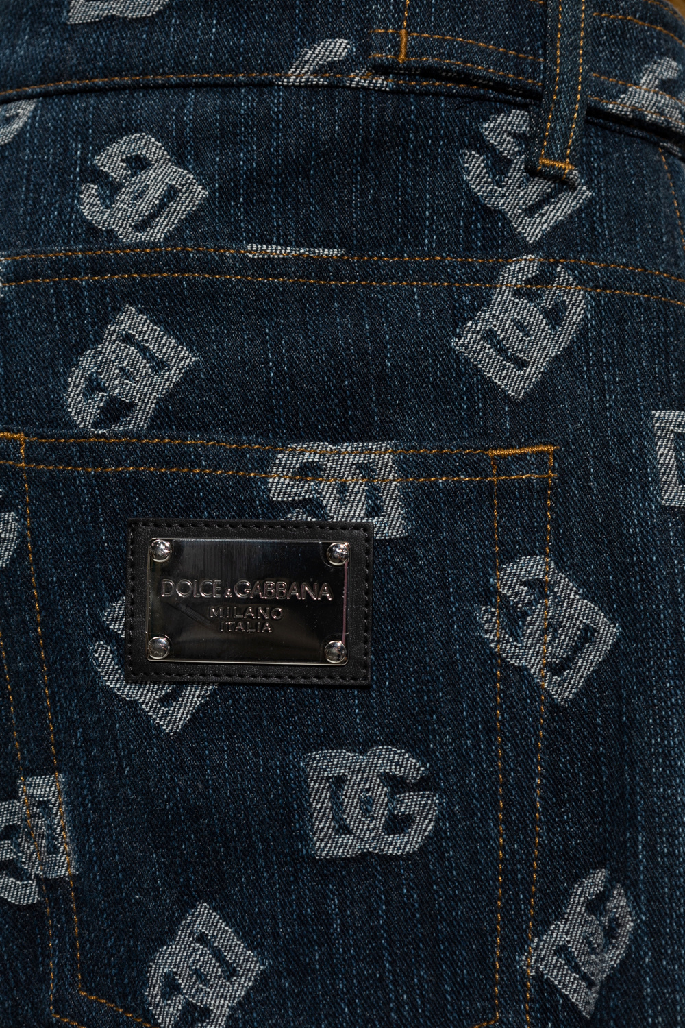 Dolce & Gabbana Monogrammed jeans