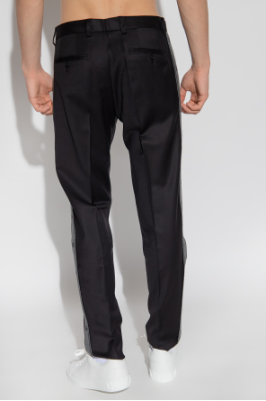 Dolce & Gabbana Pleat-front trousers Pre-Owned with side panels