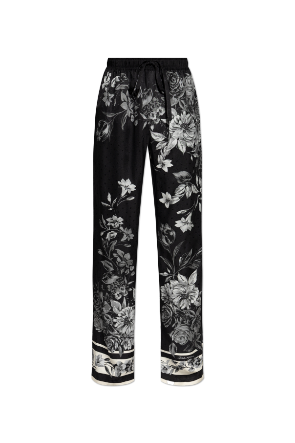Silk trousers od Dolce & Gabbana