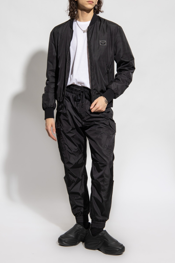 Dolce & Gabbana front trousers with logo