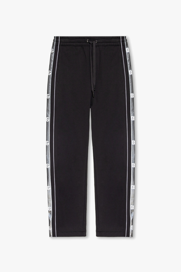 Dolce & Gabbana Pleat-front trousers deep with side panels