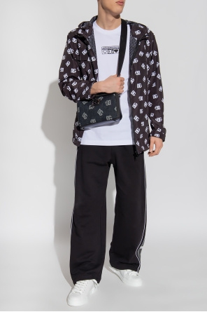 Pleat-front trousers with side panels od Dolce & Gabbana Kids Derby-Schuhe mit Schnürung Schwarz