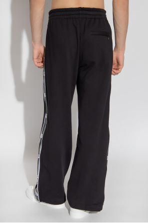 Dolce & Gabbana Pleat-front trousers with side panels