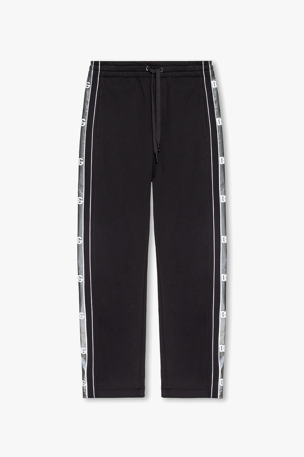 Dolce & Gabbana Pleat-front trousers with side panels