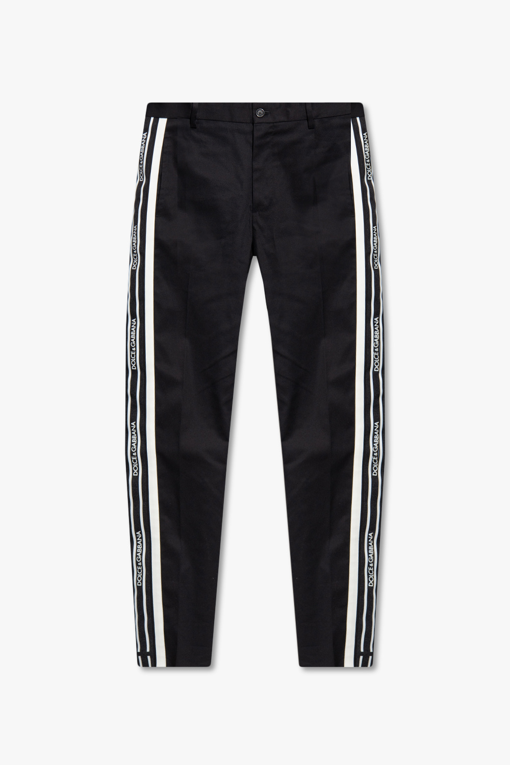 Dolce & Gabbana midi trousers with logo