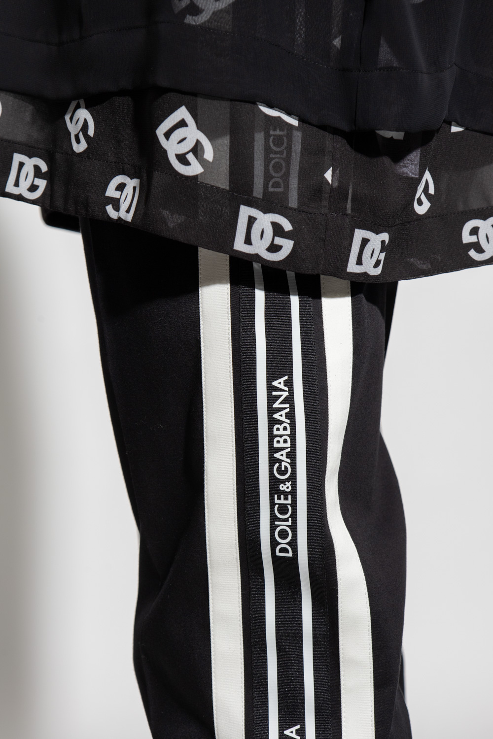 Dolce & Gabbana midi trousers with logo