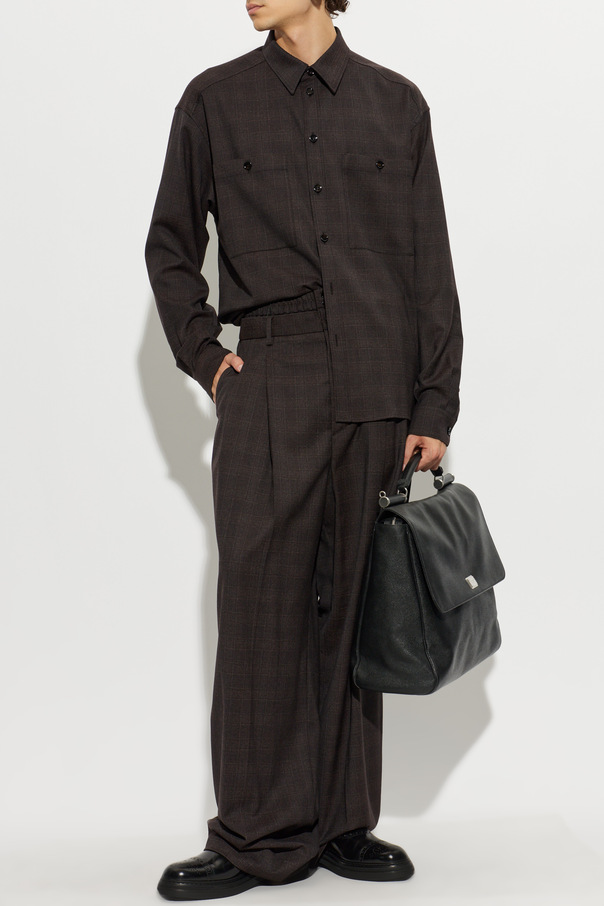 Dolce & Gabbana Wool pleated trousers