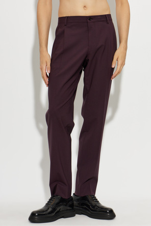 Dolce & Gabbana Wool pleated trousers