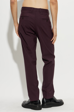 Dolce & Gabbana Wool pleated trousers