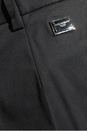 Dolce & Gabbana Bawełniane spodnie