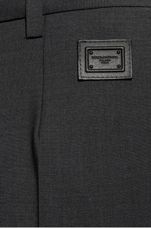 Dolce & Gabbana Spodnie w kant