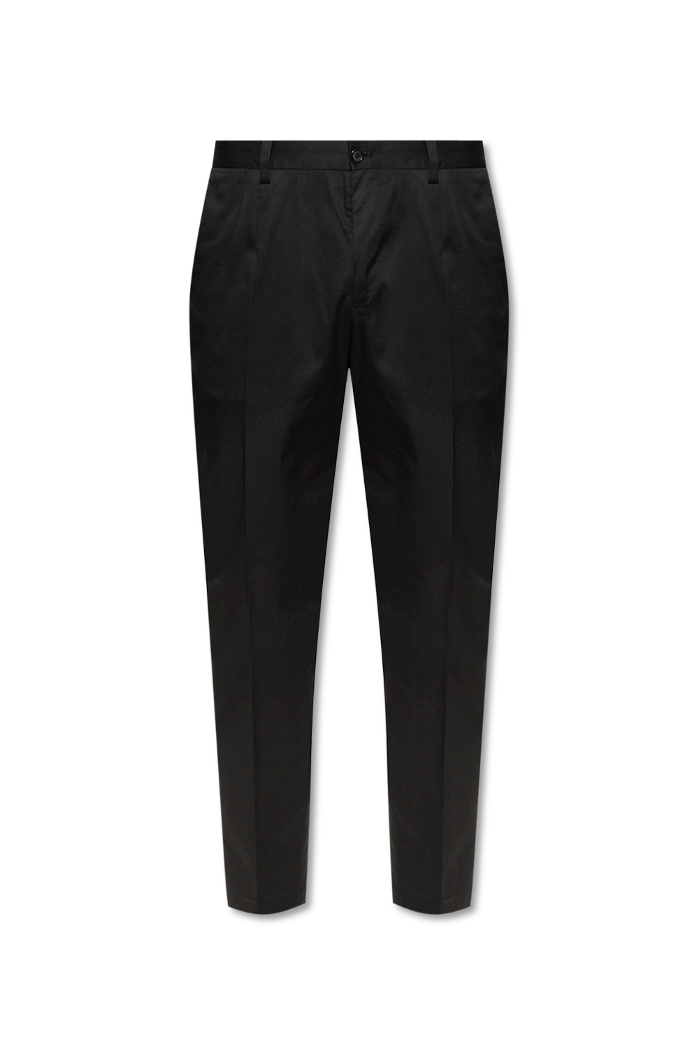 Dolce & Gabbana Cotton pleat-front trousers