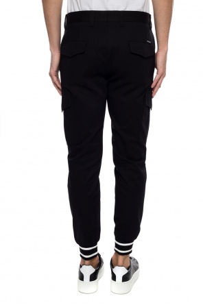 Dolce & Gabbana trousers Cropped with rib cuffs