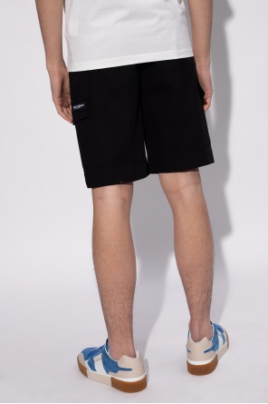 Dolce gabbana джинсовая юбка оригинал Shorts with several pockets