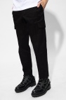 fresh made basico sweat pants black Trousers with pockets