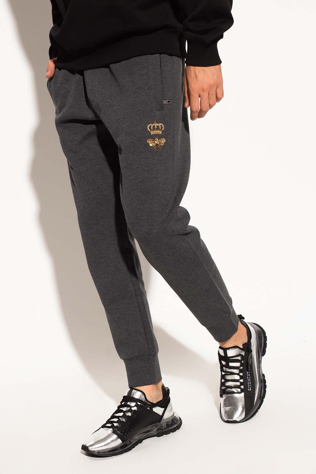 dolce Wool & Gabbana Embroidered sweatpants