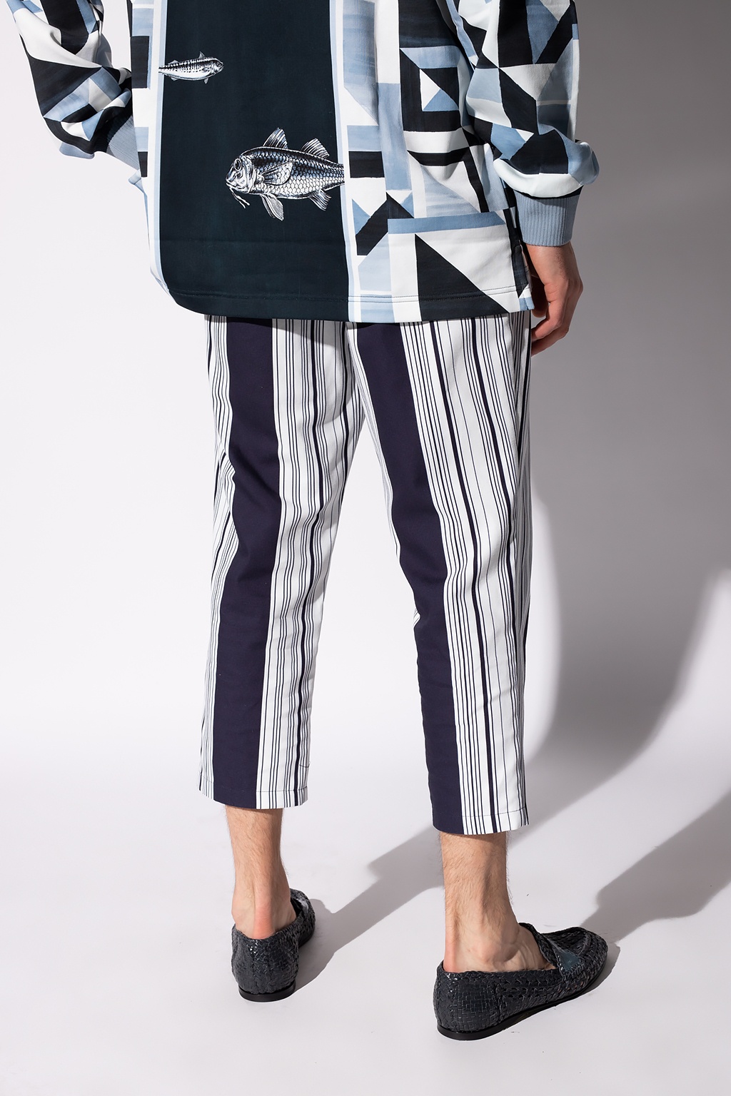 ellesse ricadi shorts all over print Striped trousers