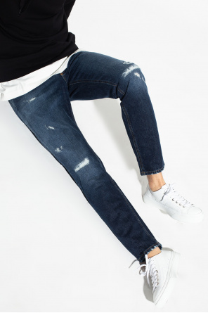 Dolce & Gabbana slim-fit wool track pants Stonewashed jeans
