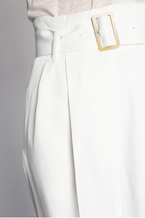 GenesinlifeShops Malaysia - White High - waisted trousers Golden