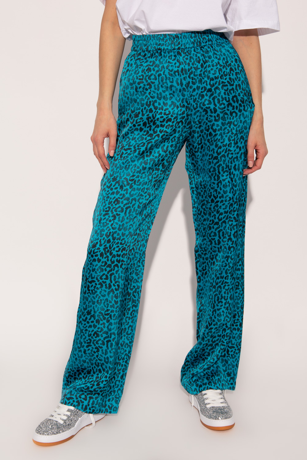 Golden Goose Trousers with animal motif