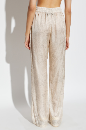 Golden Goose Trousers with floral motif